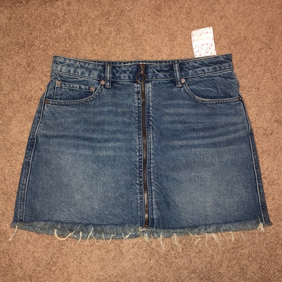 Free people denim skirt - Picture 4 of 4